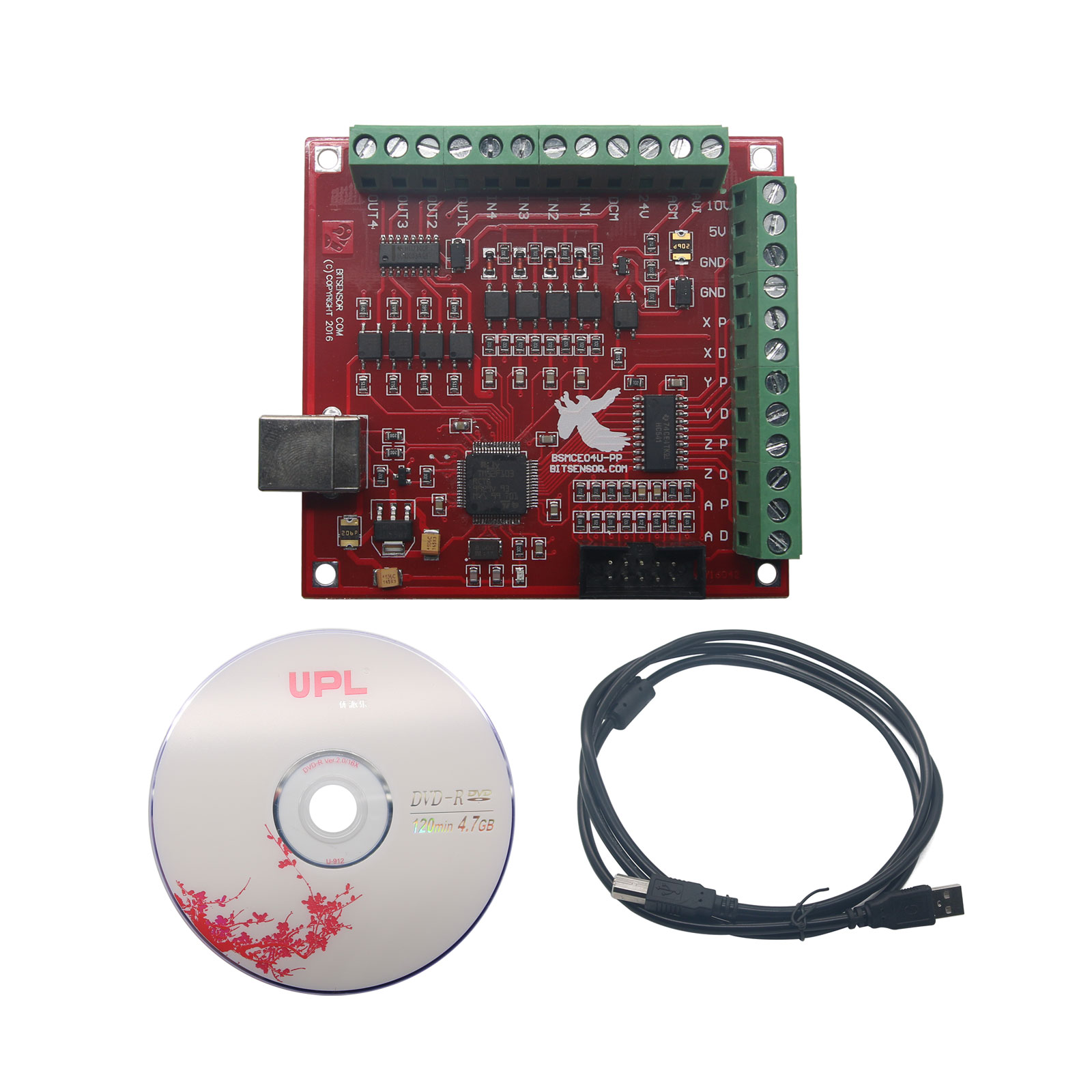 Placa de interligação CNC USB  - Mach3 Usb Cnc Controller 4 Axis 100Khz avaliação e preço